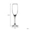 REGENT SUPERIOR STEMMED CHAMPAGNE FLUTE GLASS, (190ML) BULK