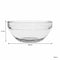 REGENT STACKING GLASS BOWL, 240ML (47X105MM DIA)