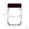 CONSOL JAR WITH NEW ASSORTED COLOURED LID, 250ML (105X69MM DIA)