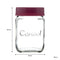 CONSOL JAR WITH NEW ASSORTED COLOURED LID, 250ML (105X69MM DIA)