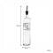 CONSOL ROUND OLIVE OIL & VINEGAR BOTTLES WITH POURERS PRINTED EA, 500ML (335X60MM DIA)