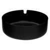 REGENT ASHTRAY ROUND STAINLESS STEEL POWDER COATED BLACK, (100MM DIAX30MM)