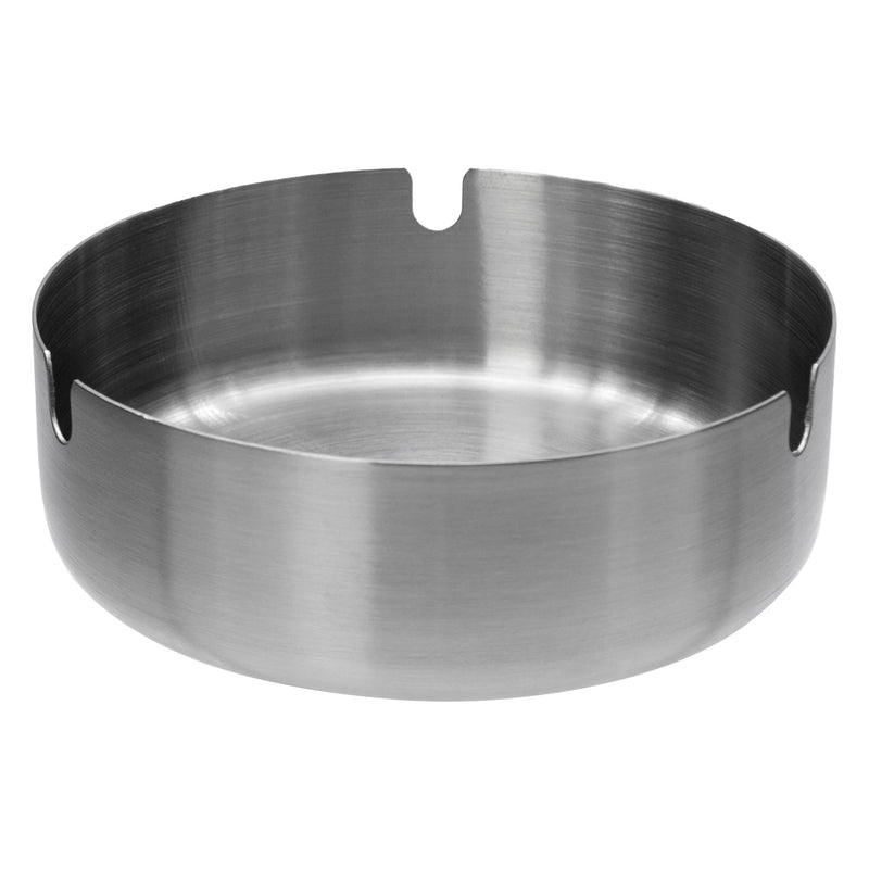 REGENT ASHTRAY ROUND STAINLESS STEEL, (100MM DIAX30MM)