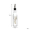 REGENT SQUARE OLIVE OIL & VINEGAR BOTTLES WITH POURERS AND GOLD PRINT (EACH), 250ML (203X48X48MM)