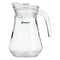 REGENT GLASS WATER JUG WITH CLEAR LID, 1.3LT (215X155X135MM DIA) [CATERING]