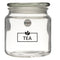 REGENT KITCHEN TEA, COFFEE AND SUGAR GLASS CANISTERS 3PCS SET, 550ML (110X100MM DIA