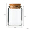 REGENT GLASS BOTTLES WITH CORK LIDS 4PCS, 50ML (47MM DIAX58MM)