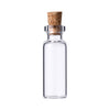 REGENT GLASS BOTTLES WITH CORK LIDS 12PCS, 18ML (22MM DIAX72MM)