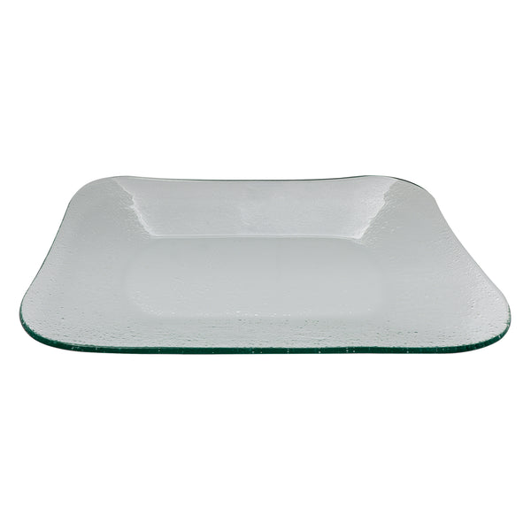 REGENT RECTANGULAR PLATTER BUBBLE GLASS - MEDIUM, (340X240MM)