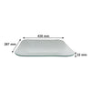 REGENT RECTANGULAR PLATTER BUBBLE GLASS - LARGE, (430X290MM)