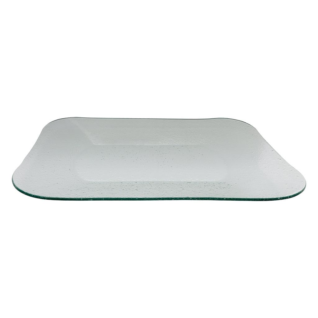 REGENT RECTANGULAR PLATTER BUBBLE GLASS - LARGE, (430X290MM)