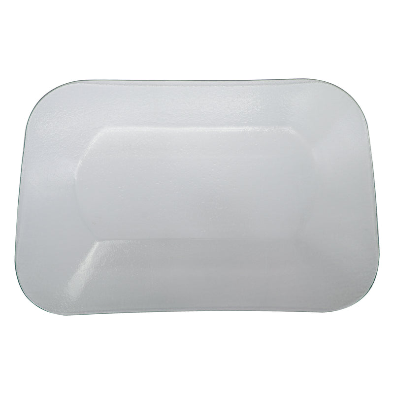 REGENT RECTANGULAR PLATTER BUBBLE GLASS - LARGE, (430X290MM)