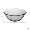 MARINEX GLASS MIXING BOWL, 1.5LT (90X204MM DIA)