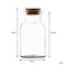 REGENT GLASS BOTTLE WITH CORK LID, 150ML (60MM DIAX110MM)