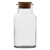 REGENT GLASS BOTTLE WITH CORK LID, 250ML (64MM DIAX130MM)