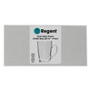 REGENT GLASS BULLET SHAPE COFFEE MUG 4 PACK, (225ML)