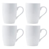 REGENT SUPER WHITE BULLET SHAPE COFFEE MUG 4 PACK, 350ML