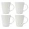 REGENT SUPER WHITE TRUMPET SHAPE COFFEE MUG 4 PACK, 380ML