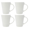 REGENT SUPER WHITE TRUMPET SHAPE COFFEE MUG 4 PACK, 380ML