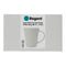 REGENT SUPER WHITE TRUMPET SHAPE COFFEE MUG 4 PACK, 380ML