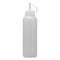 REGENT ROUND PLASTIC SAUCE  BOTTLE WHITE 6 PACK,(500ML)