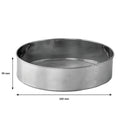 REGENT BAKEWARE FLOUR SIEVE WITH FINE MESH ST.STEEL, (240MM DIAX50MM)