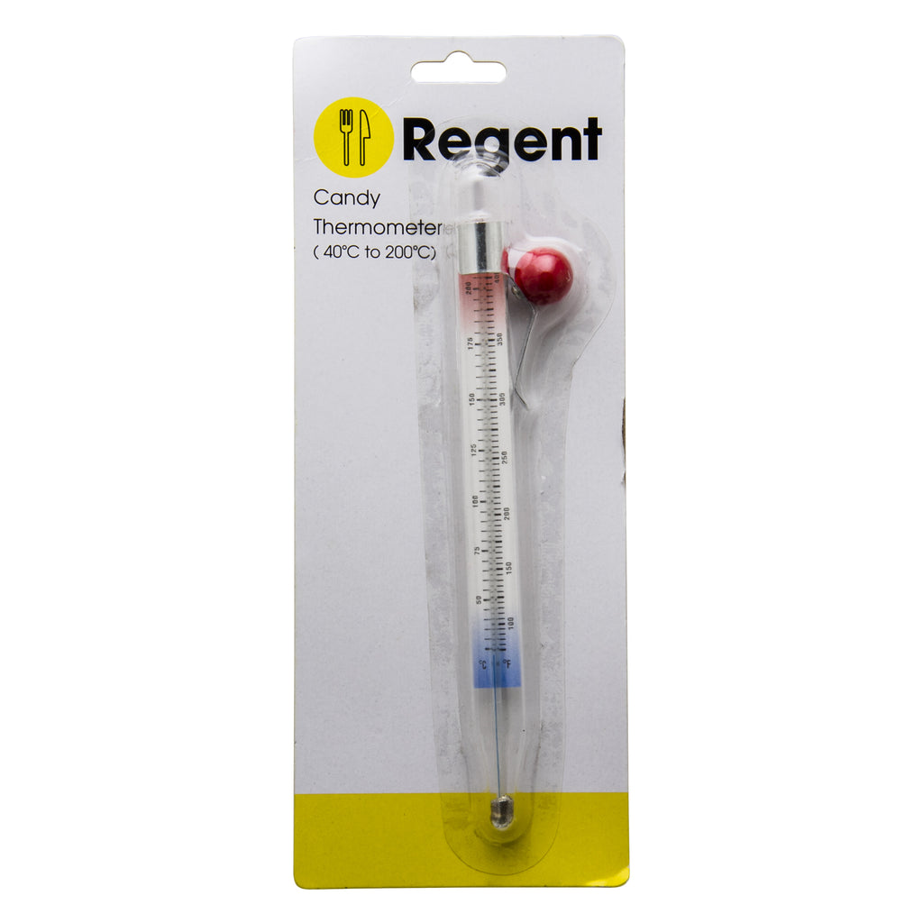 REGENT CANDY THERMOMETER 0 DEG. C TO +200 DEG. C (210X18MM DIA)