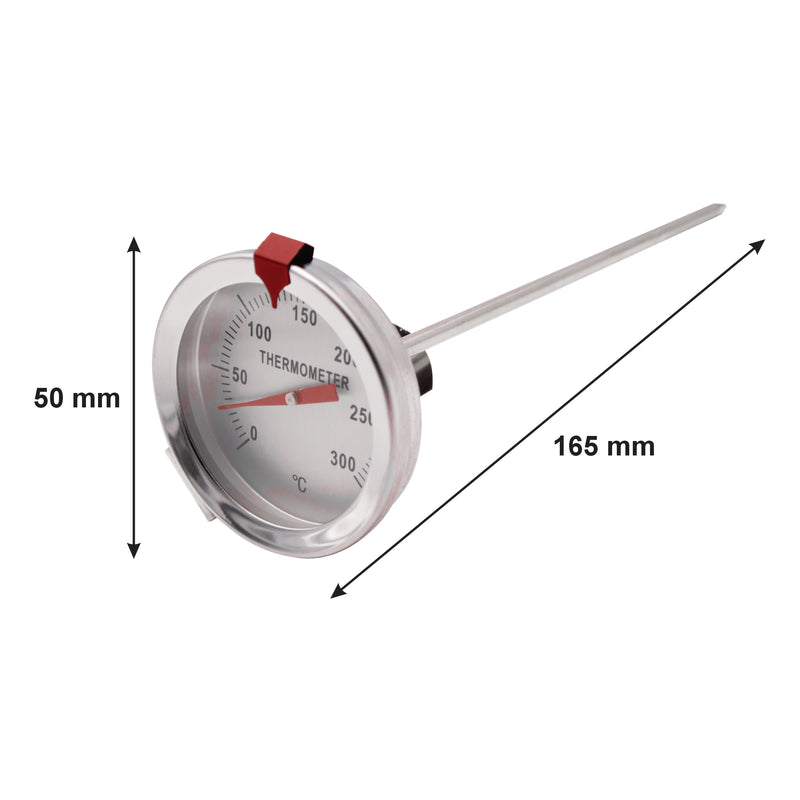 REGENT MEAT THERMOMETER 0 DEG C TO +300 DEG. C (165X50MM DIA)