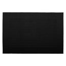 REGENT PLACE MATS WOVEN PVC BLACK WITH BORDER, (300X450MM)