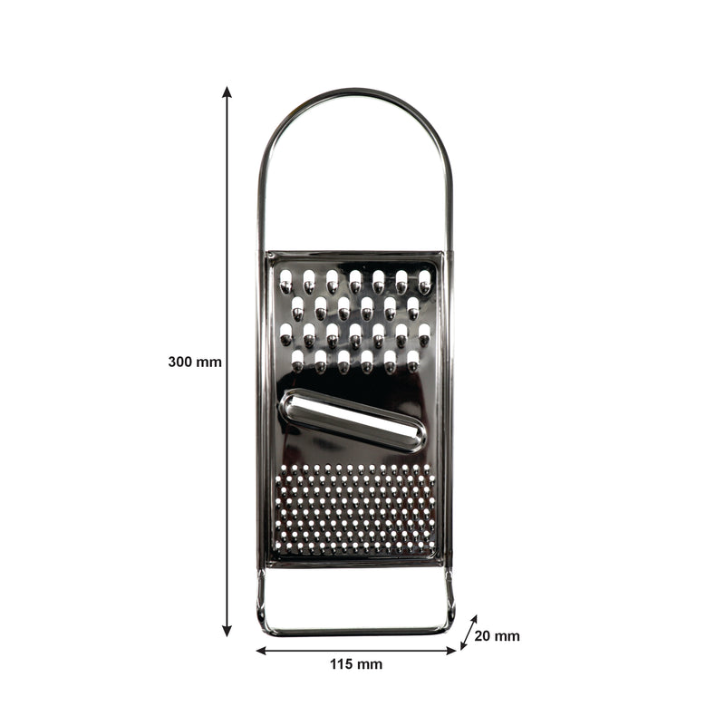 REGENT KITCHEN FLAT GRATER STAINLESS STEEL, (300X115X20MM)