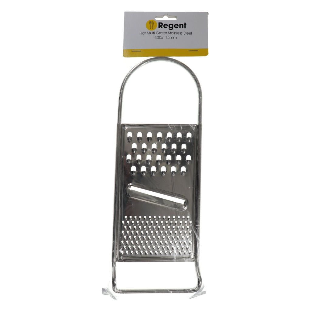 REGENT KITCHEN FLAT GRATER STAINLESS STEEL, (300X115X20MM)