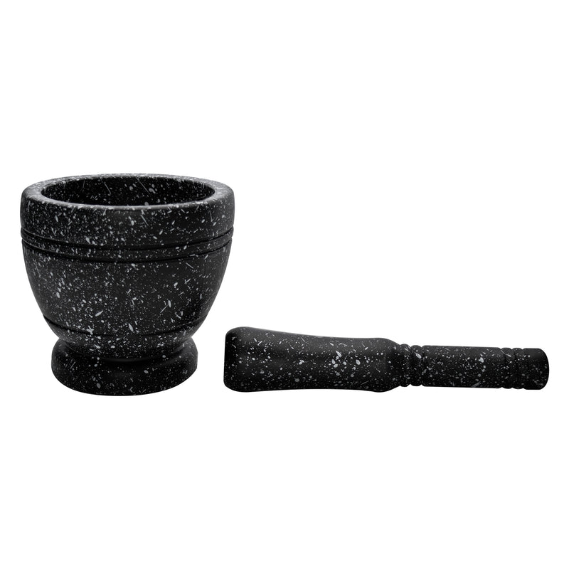 REGENT KITCHEN MORTAR AND PESTLE PLASTIC, (120X135MM DIA l 195X40MM DIA)