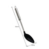 REGENT KITCHEN NYLON SOLID SPOON WITH ST STEEL HANDLE, (330X62X60MM)