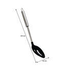 REGENT KITCHEN NYLON SLOTTED SPOON WITH ST STEEL HANDLE, (330X62X60MM)