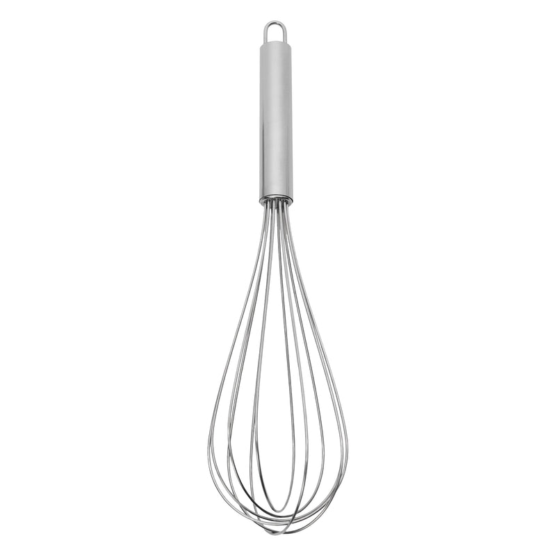 REGENT BAKEWARE WHISKS STAINLESS STEEL 2 PIECE SET, (250X60MM DIA l 300X70MM DIA)