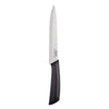 REGENT KITCHEN PREMIUM CARVING KNIFE WITH BLACK AND GREY HANDLE, (320X30MM)