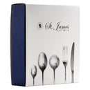 ST. JAMES CUTLERY KENSINGTON 40 PIECE SET IN CARDBOARD GIFT BOX