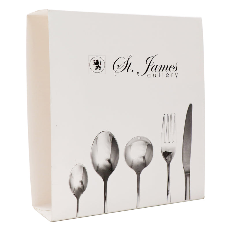 ST. JAMES CUTLERY KENSINGTON 40 PIECE SET IN CARDBOARD GIFT BOX