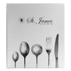 ST. JAMES CUTLERY KENSINGTON 40 PIECE SET IN CARDBOARD GIFT BOX