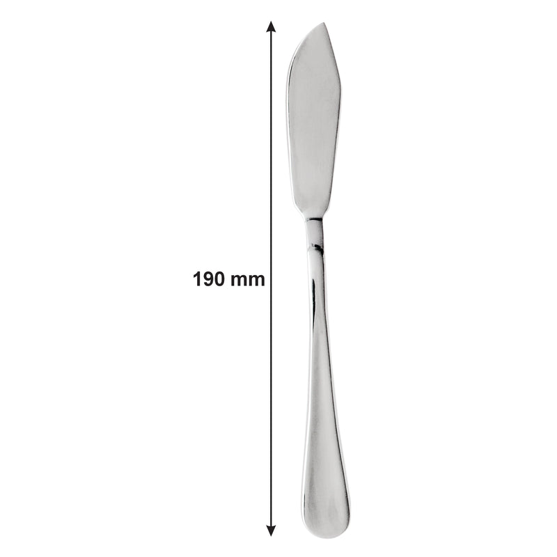 ST. JAMES CUTLERY OXFORD FISH KNIFE, 1 DOZ