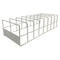 REGENT PLATE/BOWL STORAGE RACK POWDER COATED WHITE 8 SLOT, (380X150X100MM)