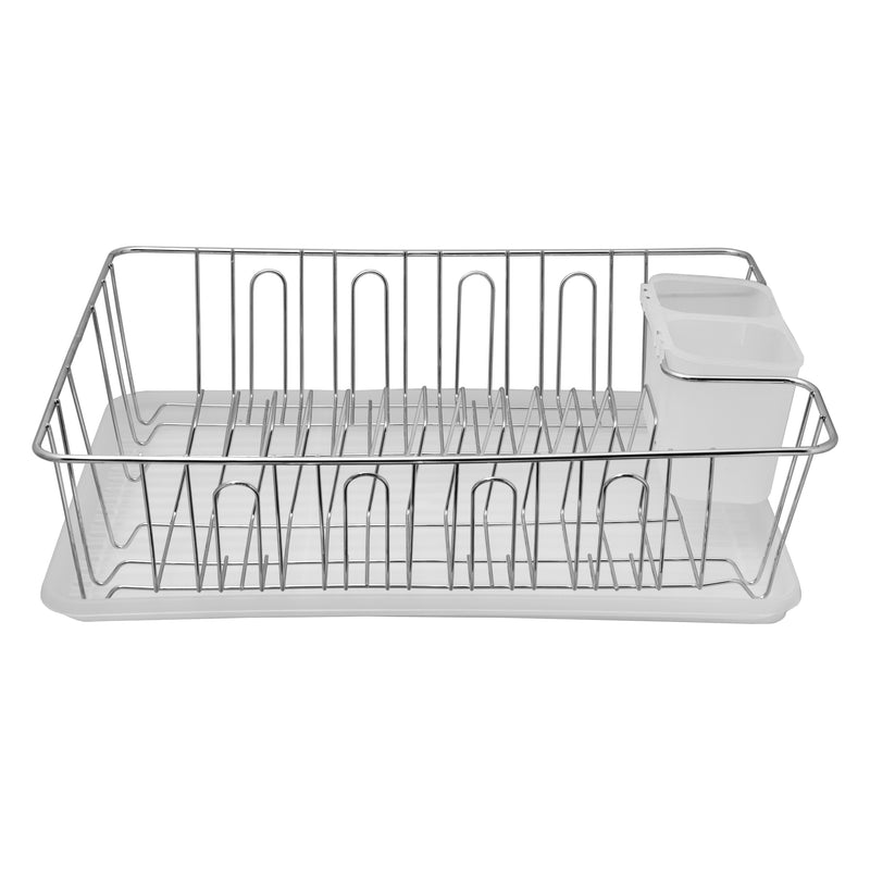 REGENT CHROME DISH RACK WITH TRAY, (430X350X115MM)