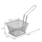 REGENT CHROME CHIP SERVER RECT. FRYER BASKET WITH HANDLE, (205/105X90X60MM)