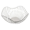 REGENT CHROME ROUND WIRE FREE-FORM BREAD/FRUIT BASKET LARGE, (285X285X130MM)