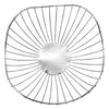 REGENT CHROME ROUND WIRE FREE-FORM BREAD/FRUIT BASKET LARGE, (285X285X130MM)