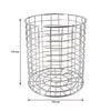 REGENT CHROME ROUND WIRE UTENSIL HOLDER, (150MM DIAX175MM)