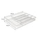 REGENT CHROME RECT. WIRE CUTLERY TRAY, (360X265X50MM)