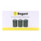 REGENT KITCHEN TEA, COFFEE & SUGAR CANISTERS GREEN WITH GOLD PRINTING 3 PCE SET,  (100MM DIAX160MM)