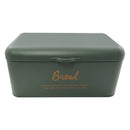 REGENT KITCHEN BREAD TIN GREEN WITH GOLD PRINTING, (335X190X120MM)