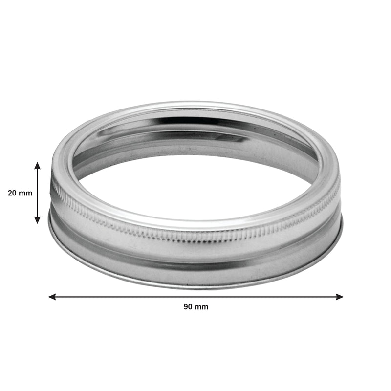 CONSOL JAR SCREW RINGS FOR 500ML & 1LT JARS, 2 PIECES